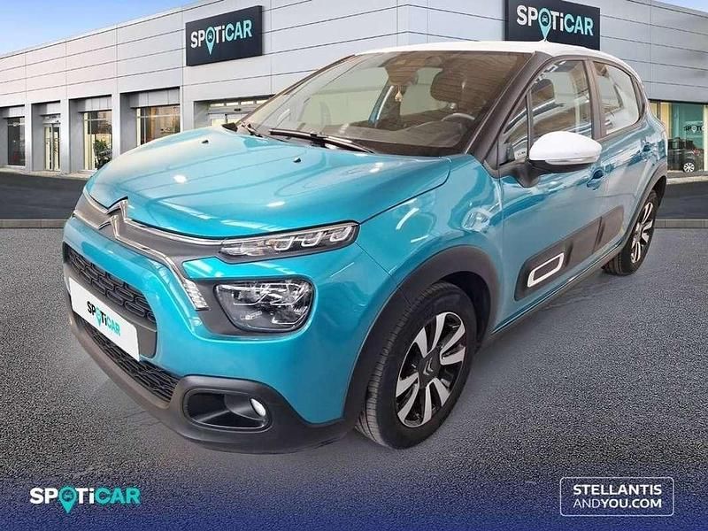 Usado Citroën C3 Feel 82 CV (60 kW) 2021 Azul Utilitario