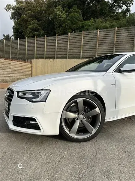 Usado Audi A5 Sportback S-Line 190 CV (139 kW) 2015 Blanco Utilitario
