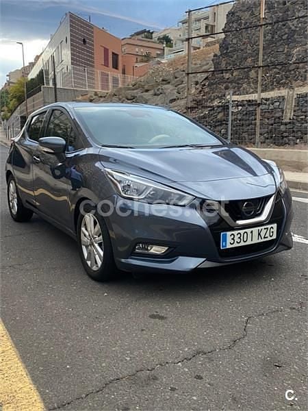 Usado Nissan Micra Visia 100 CV (73 kW) 2019 Gris / plata Utilitario