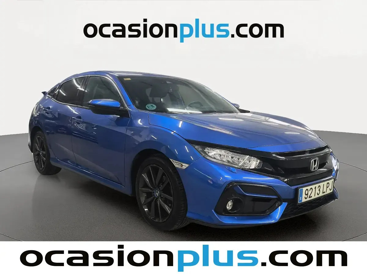 Usado Honda Civic Elegance 126 CV (92 kW) 2021 Azul Utilitario
