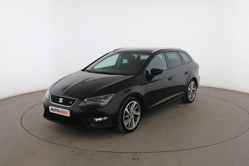 Negro Usado 2015 Seat Leon FR Familiar | 14.399 € (Precio justo) - Imagen 1/3