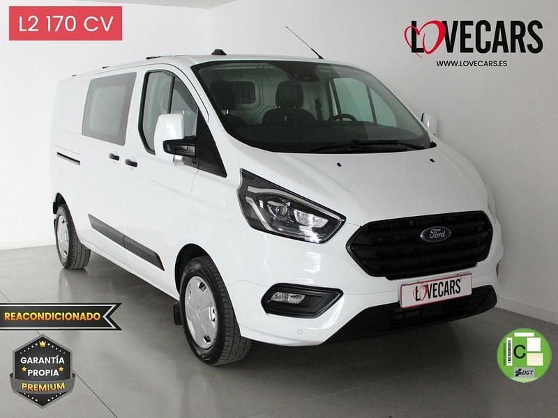 Blanco Usado 2021 Ford Transit Custom Berlina | 18.700 € - Imagen 1/3