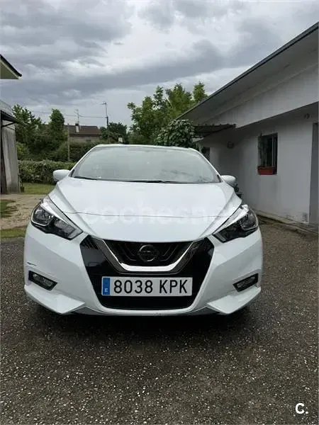 Usado Nissan Micra Acenta 90 CV (66 kW) 2018 Blanco Utilitario