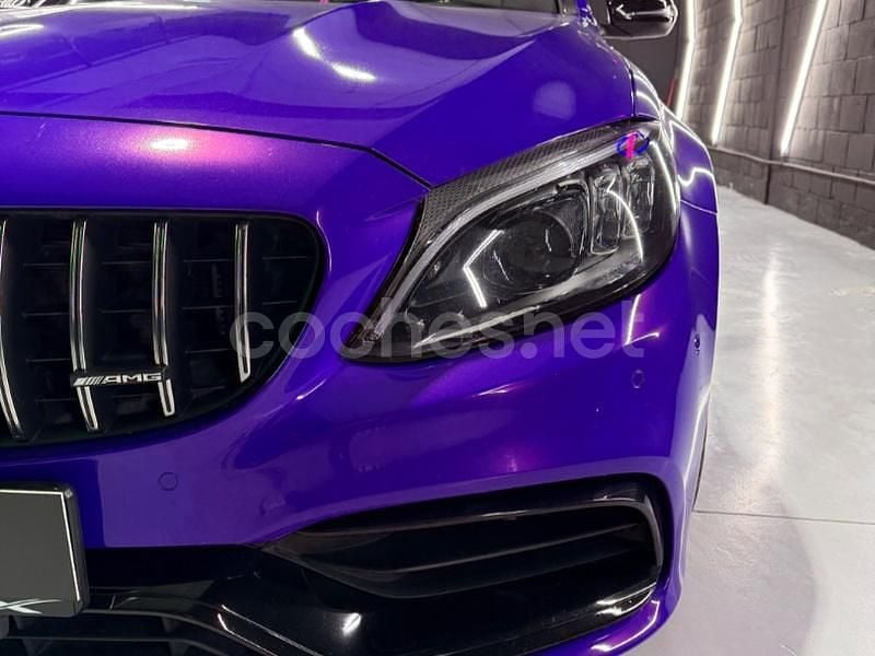 Usado Mercedes C63S AMG 510 CV (375 kW) 2019 Blanco Berlina