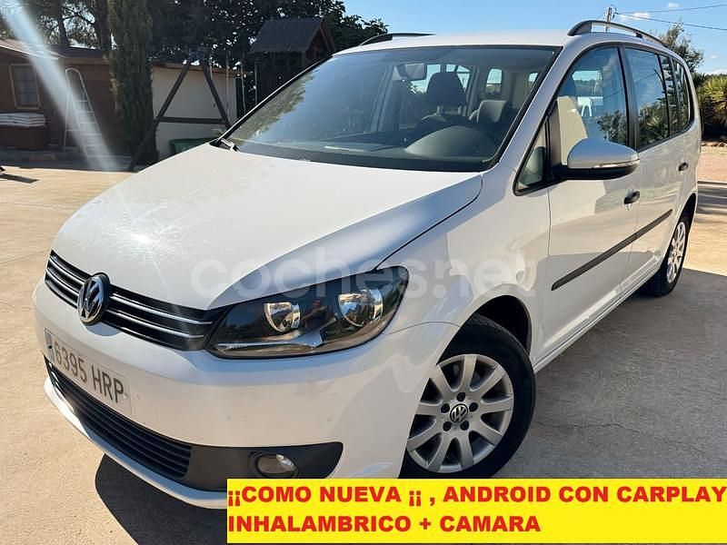 Blanco Usado 2013 VW Touran Advance Monovolumen | 8995 € (Precio justo) - Imagen 1/4