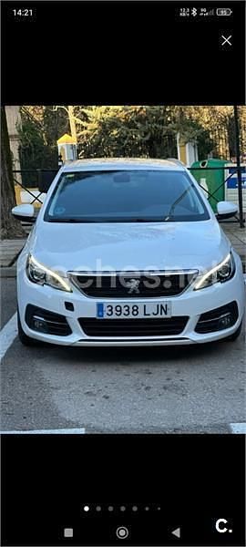 Usado Peugeot 308 SW Business-Line 100 CV (73 kW) 2020 Blanco Familiar