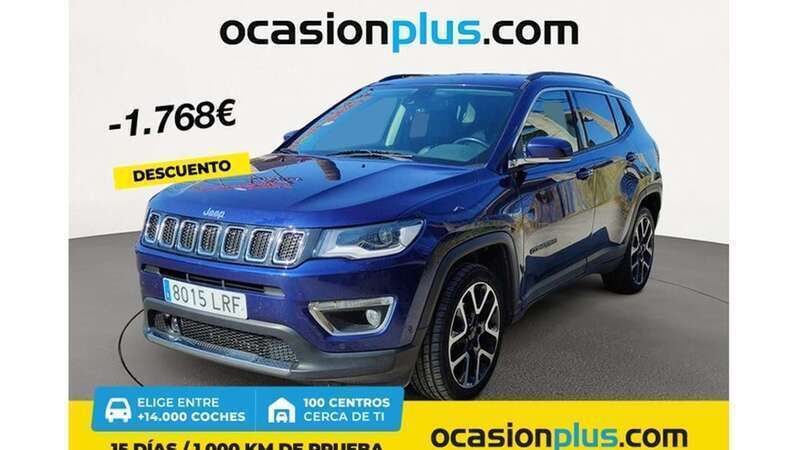 Azul Usado 2021 Jeep Compass Limited SUV | 17.682 € (Precio justo) - Imagen 1/4