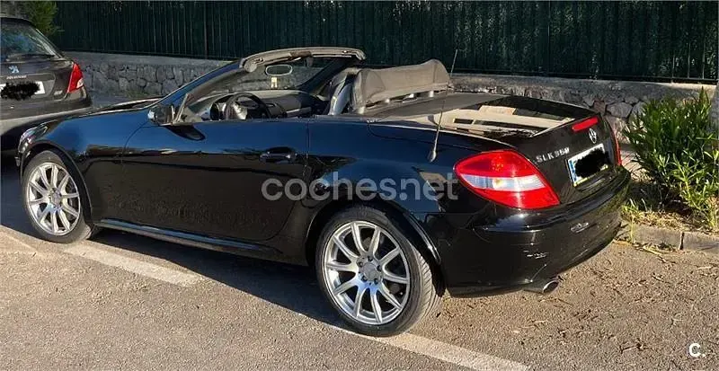 Usado Mercedes SLK350 272 CV (200 kW) 2004 Negro Descapotable