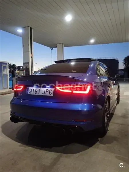 Usado Audi S3 300 CV (220 kW) 2014 Azul Berlina