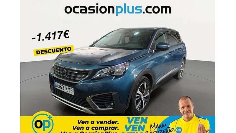 Usado Peugeot 5008 Allure 131 CV (96 kW) 2019 Verde SUV