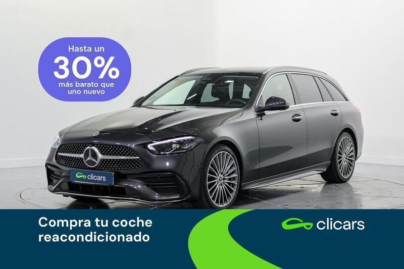 Gris Usado 2022 Mercedes C220 Familiar | 38.990 € (Precio justo) - Imagen 1/4
