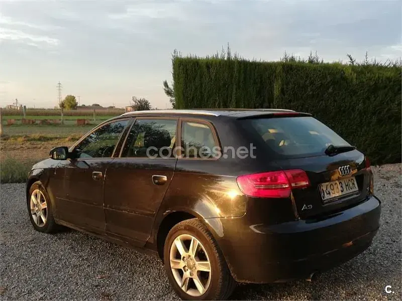 Usado Audi A3 Sportback Ambition 105 CV (77 kW) 2011 Negro Utilitario
