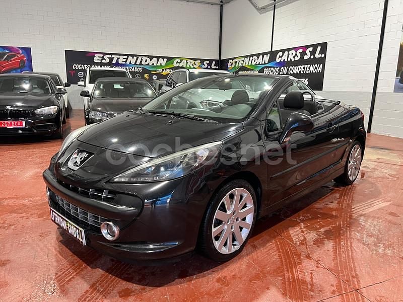 Negro Usado 2007 Peugeot 207 CC Sport Descapotable | 4990 € (Precio justo) - Imagen 1/4