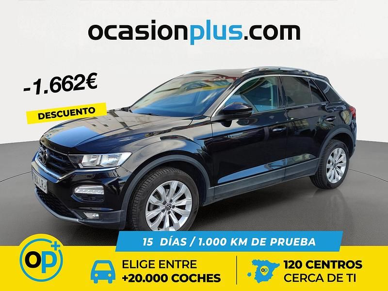 Negro Usado 2021 VW T-Roc Advance SUV | 18.290 € (Precio justo) - Imagen 1/4