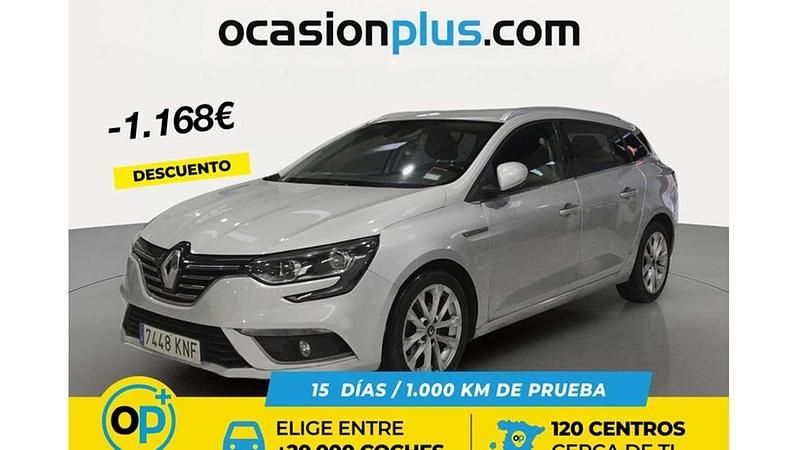 Usado Renault Mégane GrandTour Zen 132 CV (97 kW) 2018 Gris Familiar