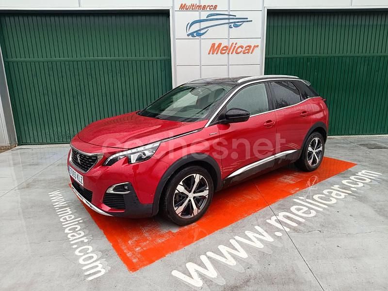 Rojo Usado 2018 Peugeot 3008 GT-line SUV | 15.990 € (Precio justo) - Imagen 1/4