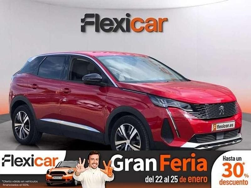 Burdeos Usado 2021 Peugeot 3008 Allure Monovolumen | 13.990 € (Super precio) - Imagen 1/4