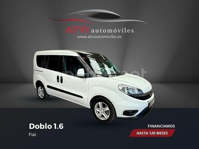 Blanco Usado 2016 Fiat Doblò Easy Monovolumen | 9890 € (Un poco caro) - Imagen 1/4