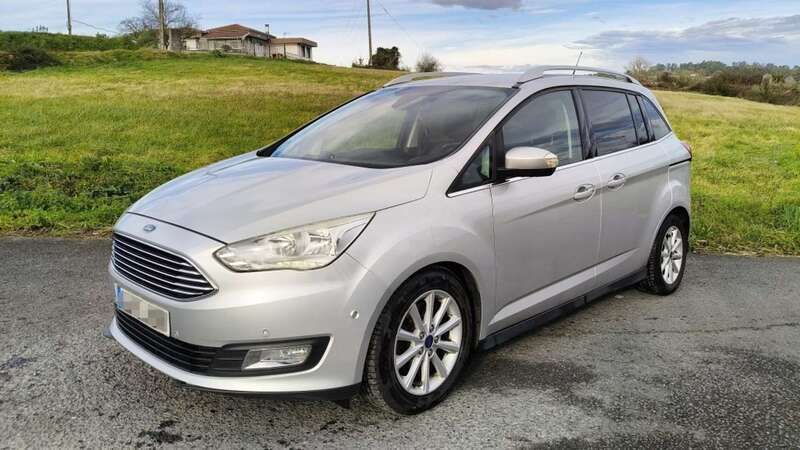 Gris Usado 2017 Ford Grand C-Max Titanium Monovolumen | 9850 € (Buen precio) - Imagen 1/4