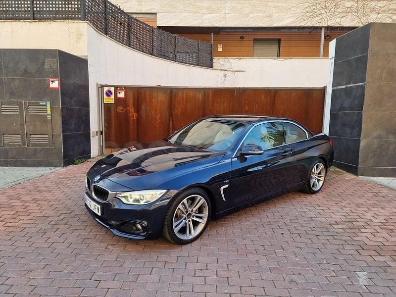 Usado BMW 420 190 CV (139 kW) 2016 Azul Descapotable