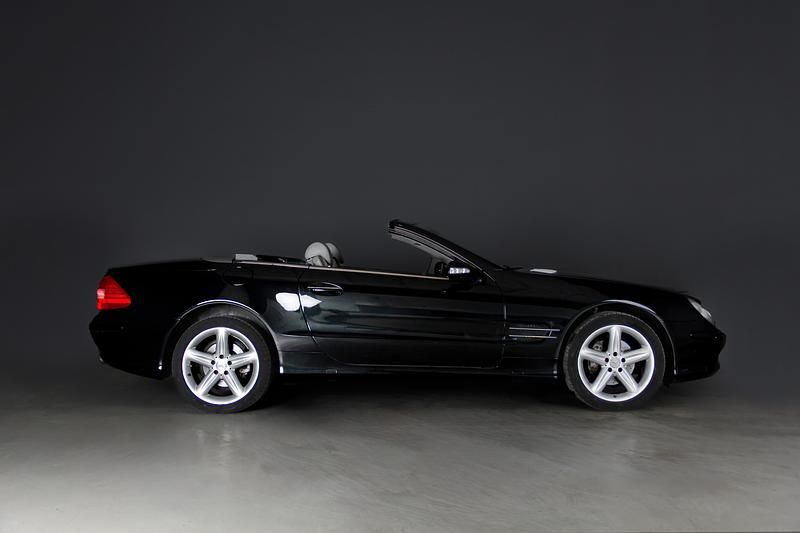Usado Mercedes SL350 245 CV (180 kW) 2003 Negro