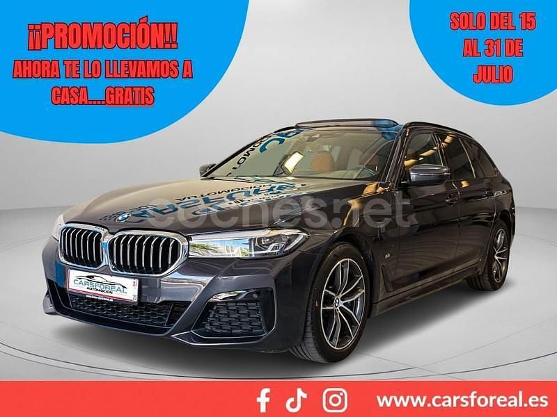 Gris / plata Usado 2021 BMW 530e Familiar | 31.990 € (Precio justo) - Imagen 1/4