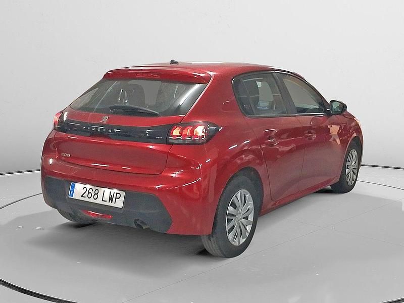 Usado Peugeot 208 Active 75 CV (55 kW) 2022 Rojo Utilitario