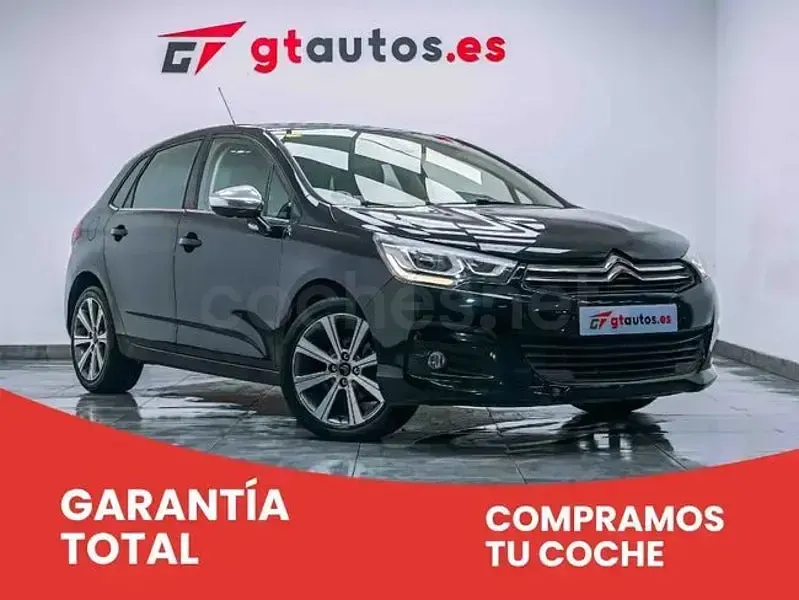 Usado Citroën C4 Feel 100 CV (73 kW) 2016 Negro Berlina