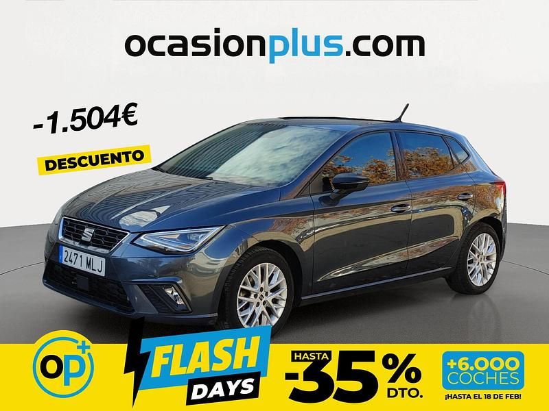 Gris Usado 2023 Seat Ibiza FR Berlina | 16.550 € (Precio justo) - Imagen 1/4