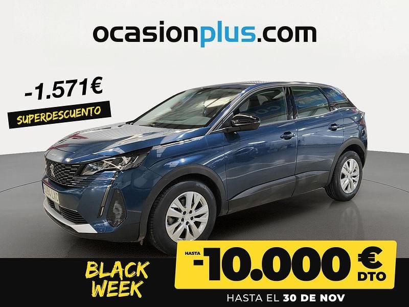 Azul Usado 2022 Peugeot 3008 Active Recogida | 17.290 € (Precio justo) - Imagen 1/4