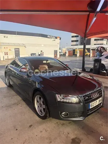 Usado Audi A5 190 CV (139 kW) 2008 Gris / plata Coupe