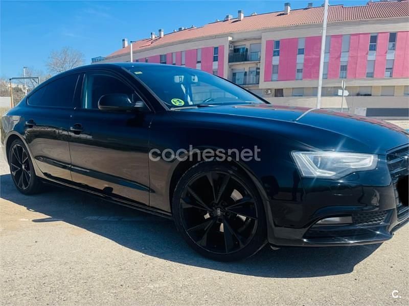 Usado Audi A5 Sportback 177 CV (130 kW) 2013 Negro Utilitario