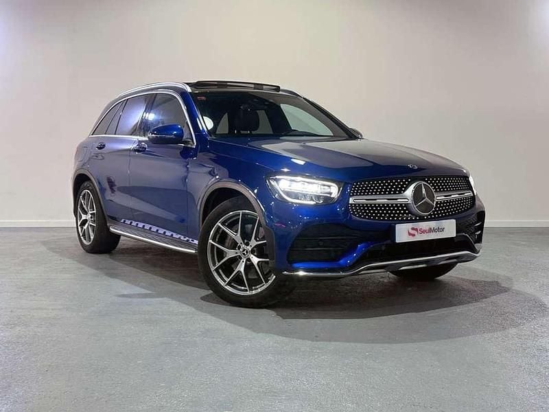 Azul Usado 2020 Mercedes GLC200 SUV | 41.990 € (Precio justo) - Imagen 1/4