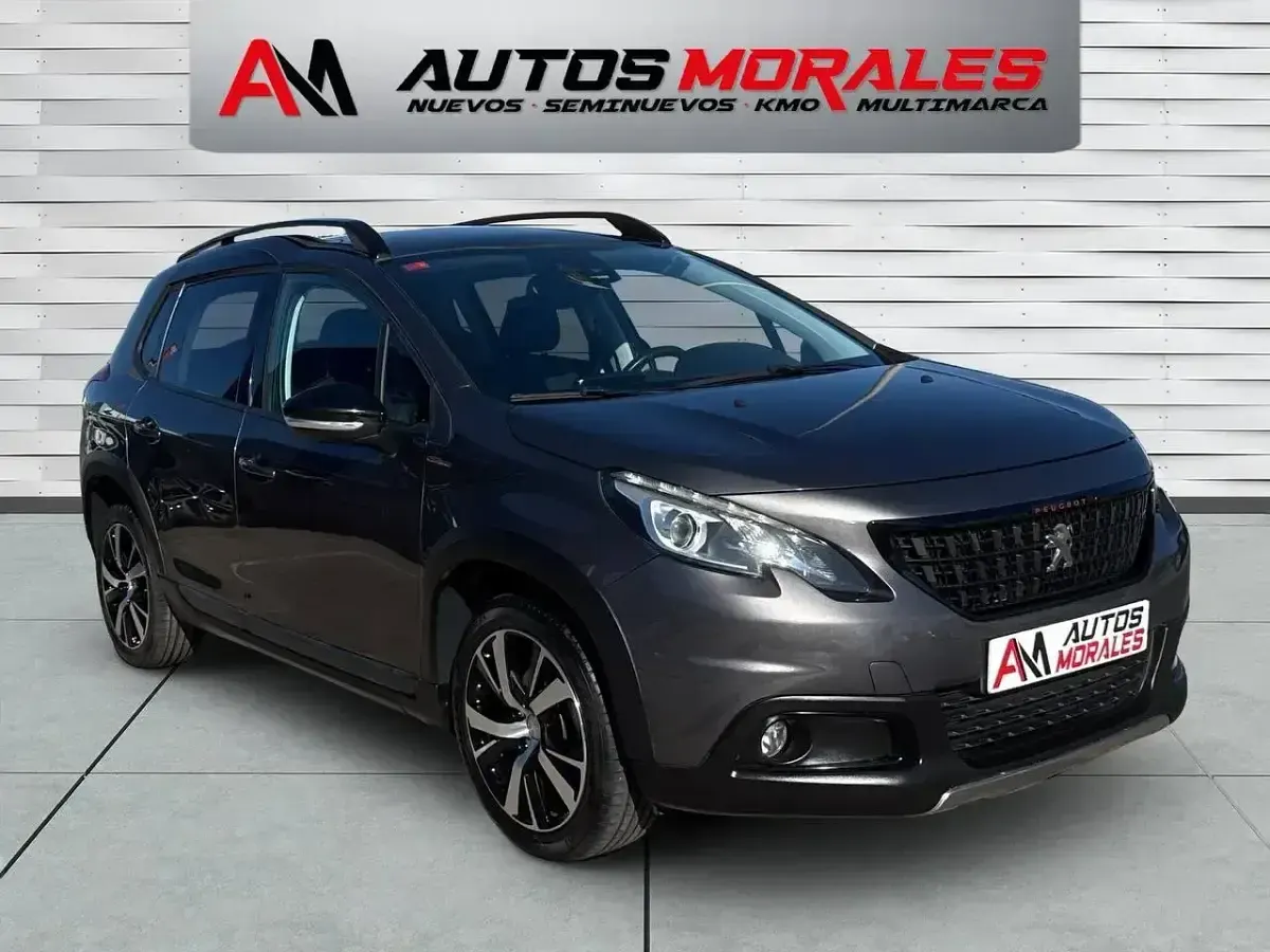 Usado Peugeot 2008 GT-line 110 CV (80 kW) 2017 Gris SUV