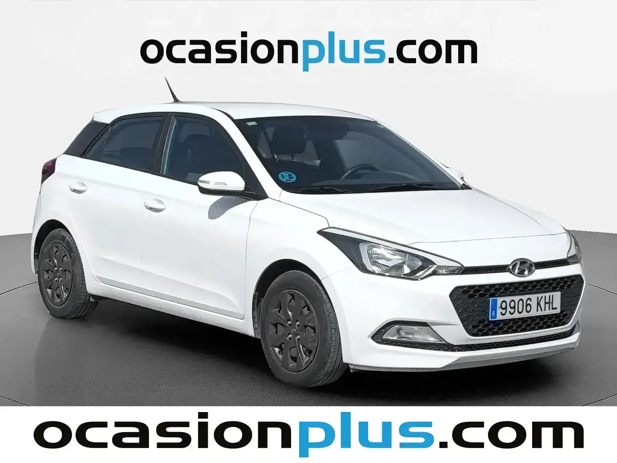 Usado Hyundai i20 84 CV (61 kW) 2018 Blanco Berlina