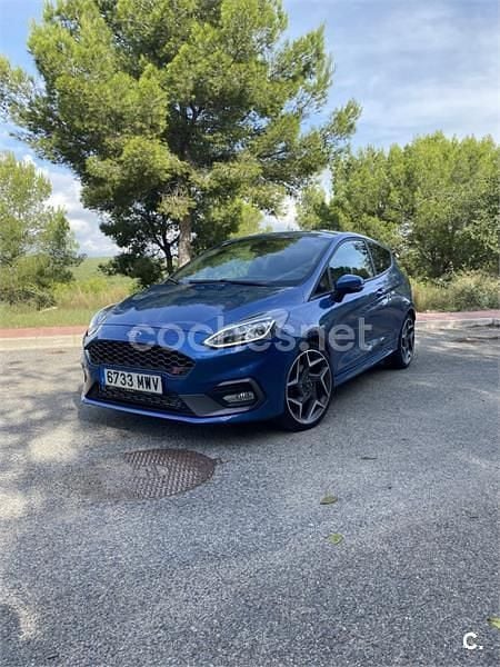 Azul Usado 2018 Ford Fiesta ST Utilitario | 18.300 € (Un poco caro) - Imagen 1/4