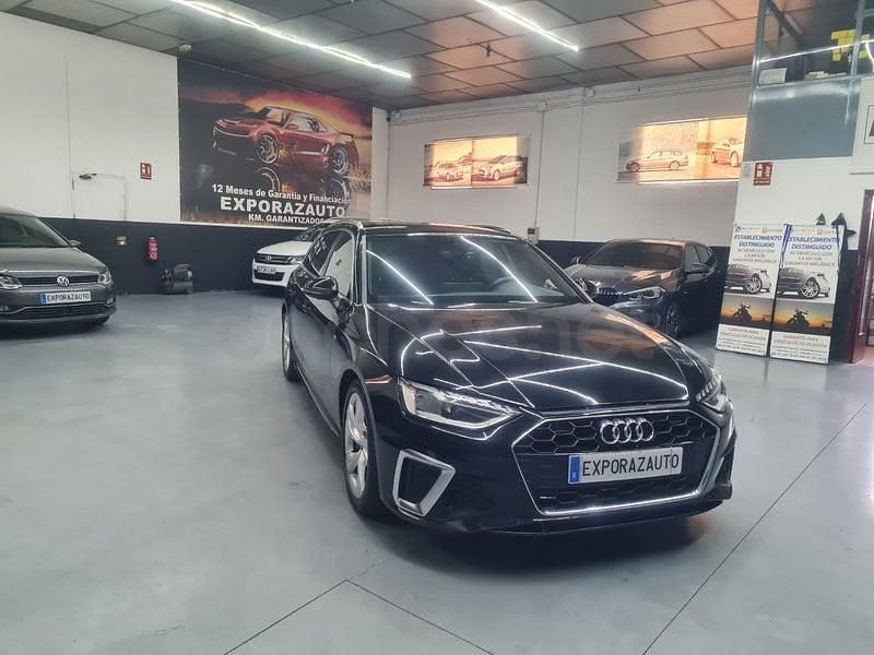 Usado Audi A4 S-Line 204 CV (150 kW) 2020 Negro Familiar