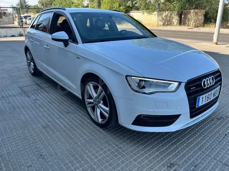 Usado Audi A3 184 CV (135 kW) 2013 Blanco Berlina