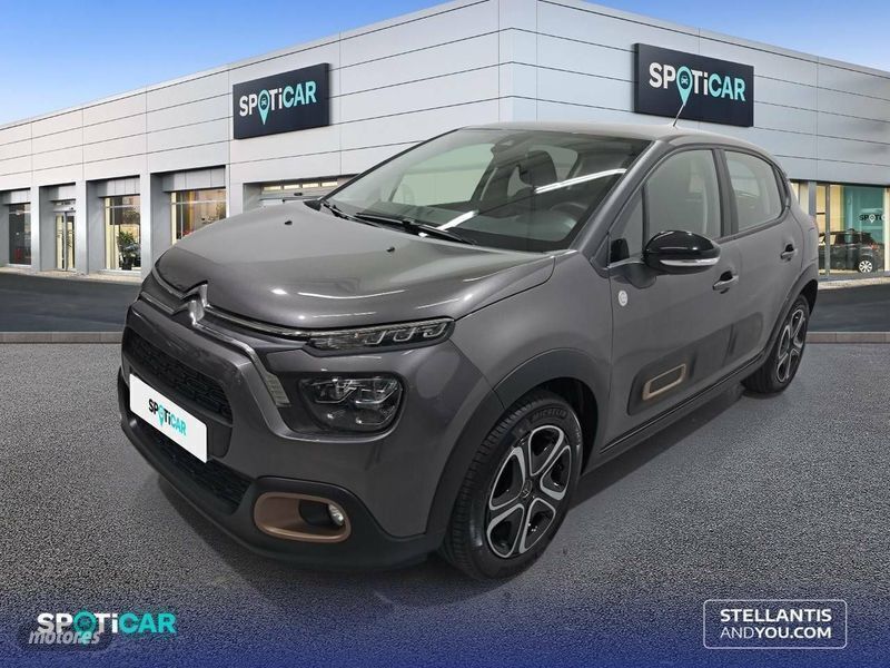 Gris Usado 2023 Citroën C3 PureTech Utilitario | 14.995 € (Un poco caro) - Imagen 1/4