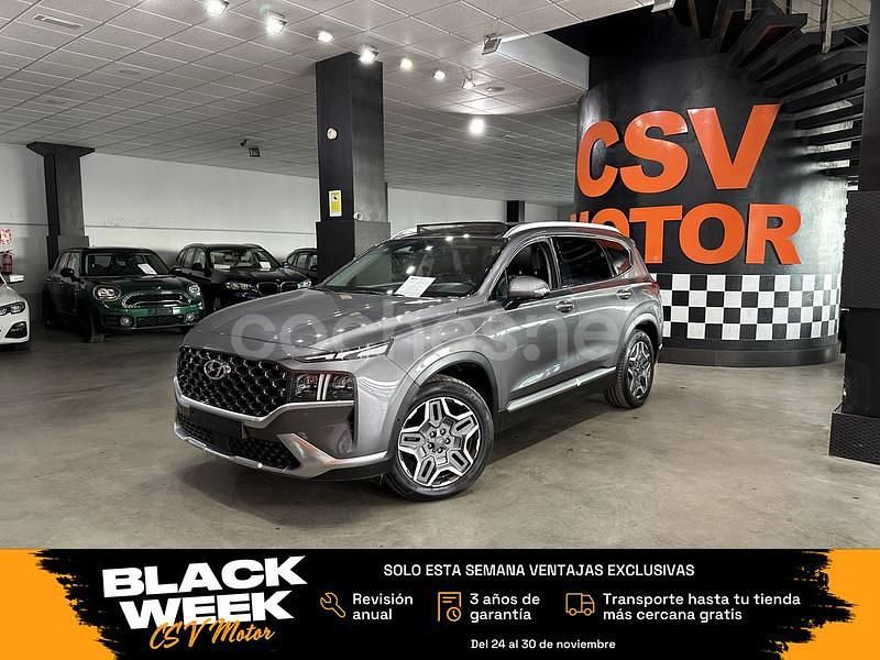 Gris / plata Usado 2023 Hyundai Santa Fe Style SUV | 35.450 € (Precio justo) - Imagen 1/4