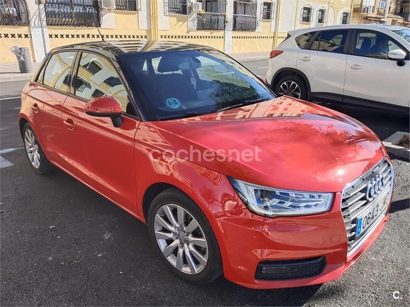 Usado Audi A1 Sportback Design 116 CV (85 kW) 2016 Rojo Utilitario
