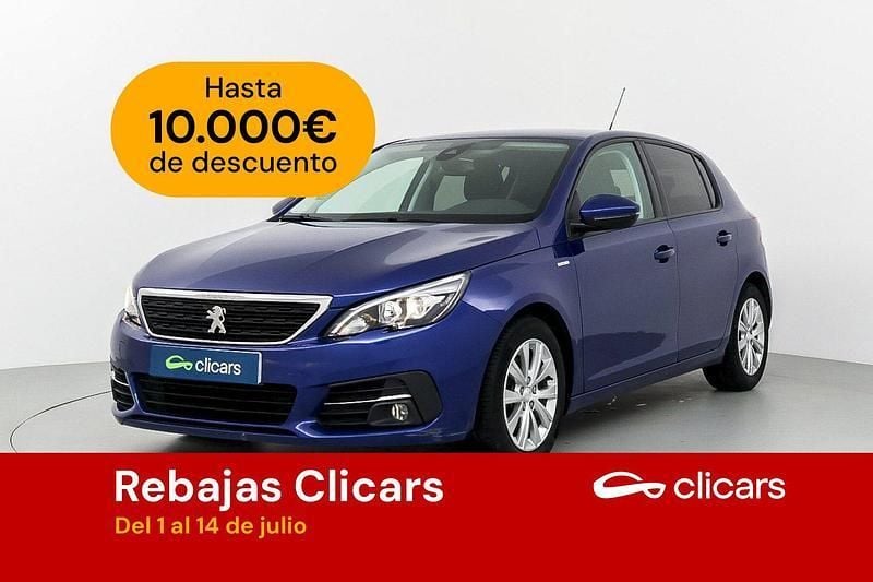 Azul Usado 2020 Peugeot 308 Style Berlina | 13.390 € (Precio justo) - Imagen 1/4