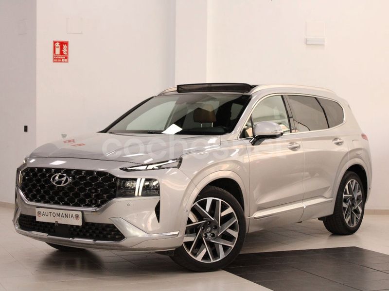Gris / plata Usado 2022 Hyundai Santa Fe Style SUV | 36.999 € (Precio justo) - Imagen 1/4