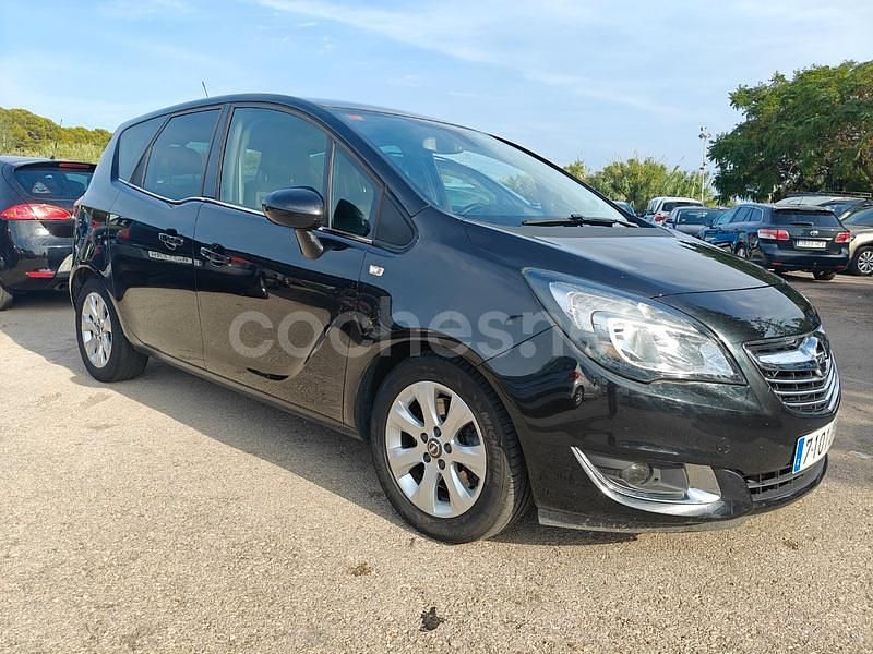 Negro Usado 2017 Opel Meriva Excellence Monovolumen | 9500 € (Precio justo) - Imagen 1/4