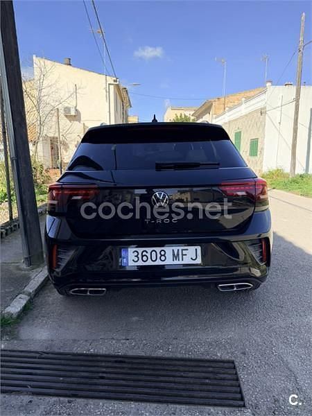 Usado VW T-Roc R-line 150 CV (110 kW) 2023 Negro SUV
