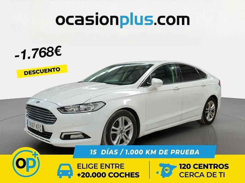Usado Ford Mondeo Trend 125 CV (91 kW) 2017 Blanco Berlina