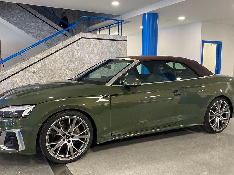 Usado Audi A5 S-Line 204 CV (150 kW) 2023 Verde distrito (metalizado) Coupe