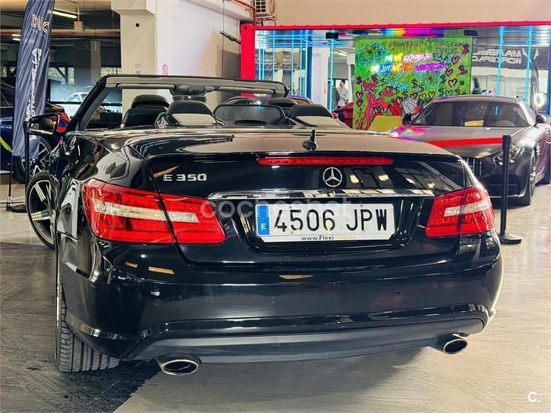 Usado Mercedes E350 Elegance 265 CV (194 kW) 2013 Negro Descapotable