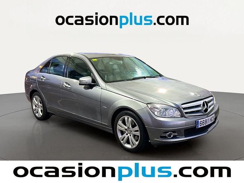 Usado Mercedes C220 Avantgarde 170 CV (125 kW) 2011 Gris plata Berlina