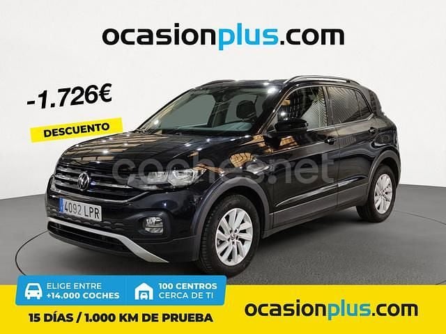 Negro Usado 2021 VW T-Cross Advance SUV | 18.990 € (Precio justo) - Imagen 1/4